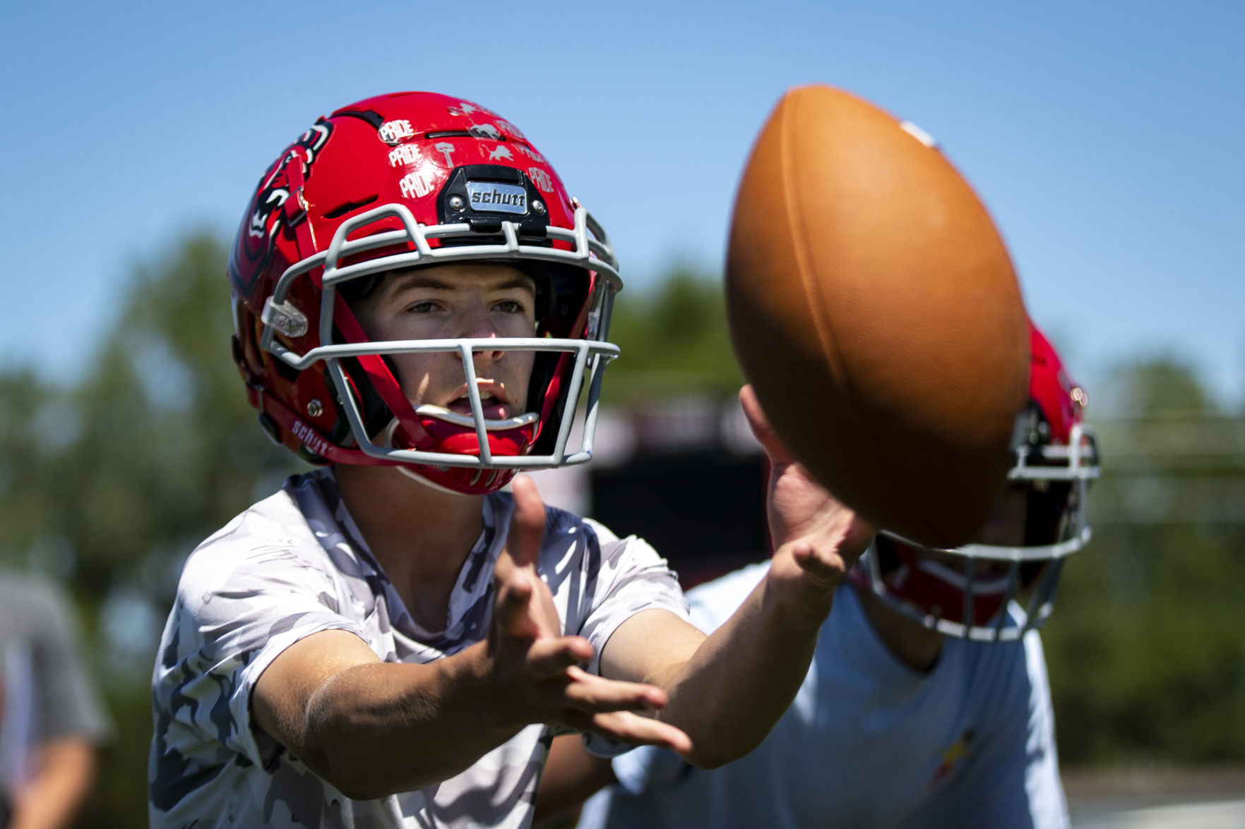 Lockwood football practice